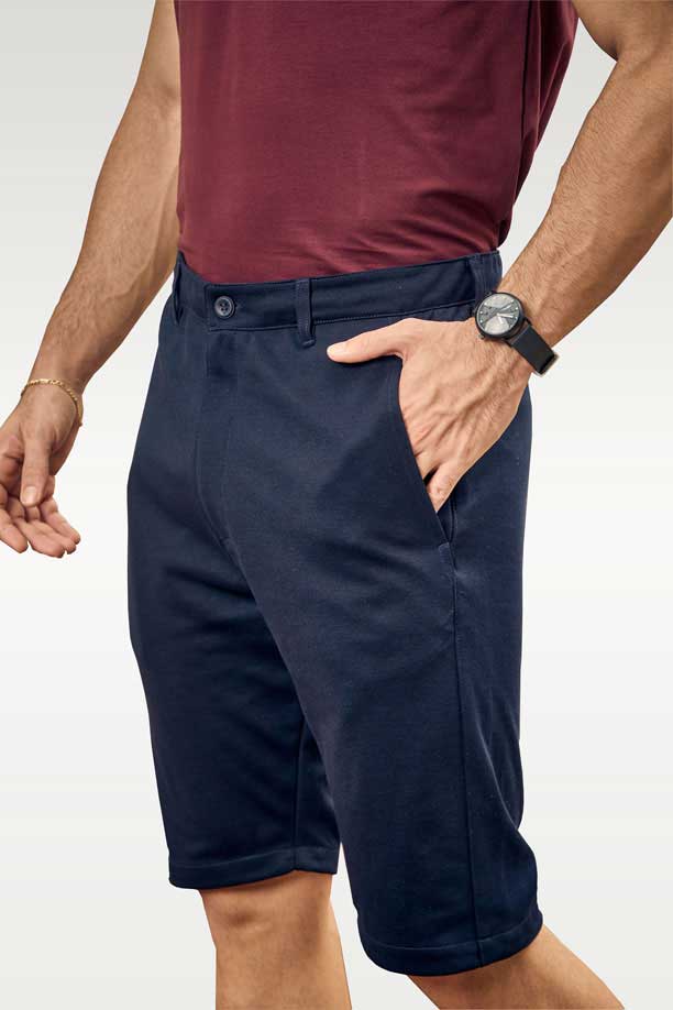ALL TIME COTTON LONG SHORT - DARK NAVY BLUE - Image 3