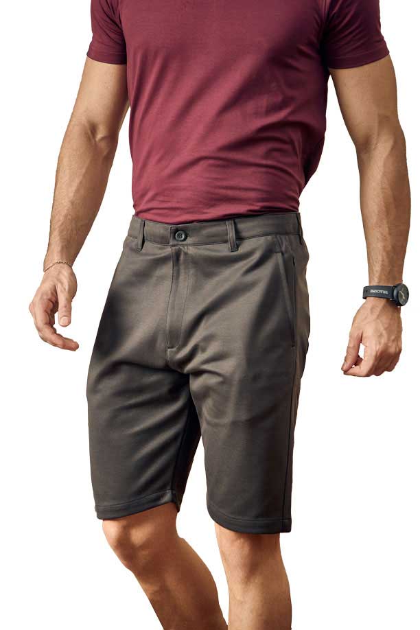 ALL TIME COTTON LONG SHORT - MILL BLACK - Image 3