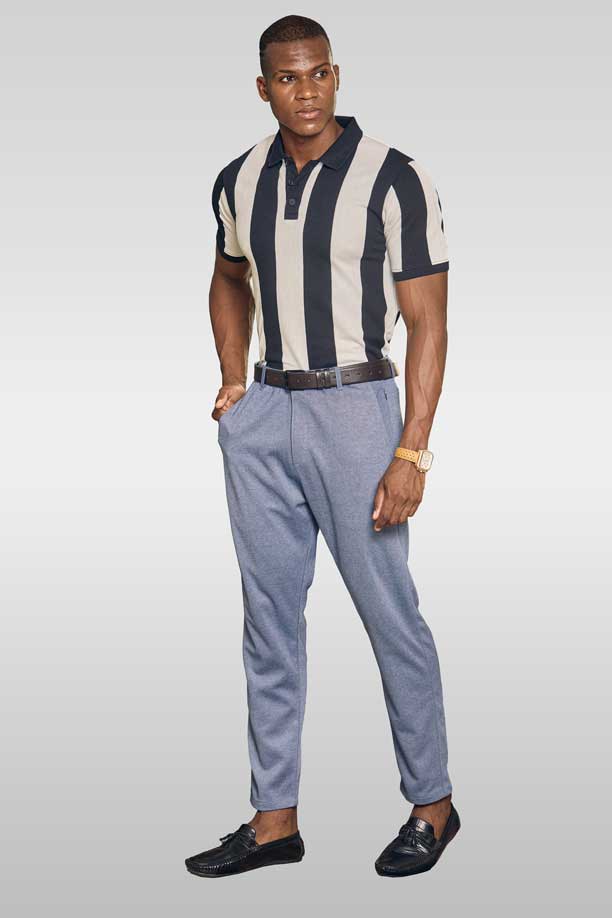 ALL TIME COTTON PANT - DENIM BLUE - Image 3