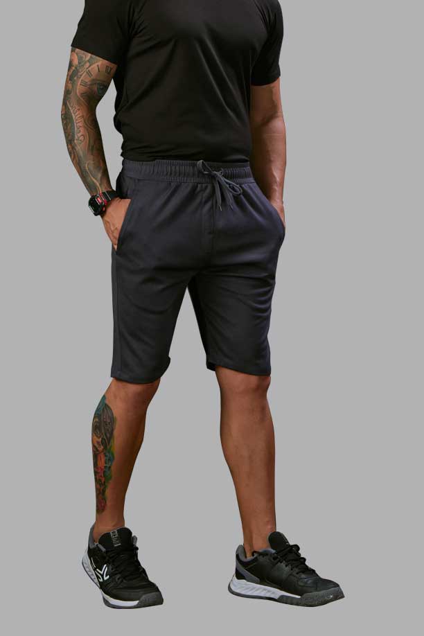 ALL TIME COTTON SPORT SHORT - DARK GREY - Image 3