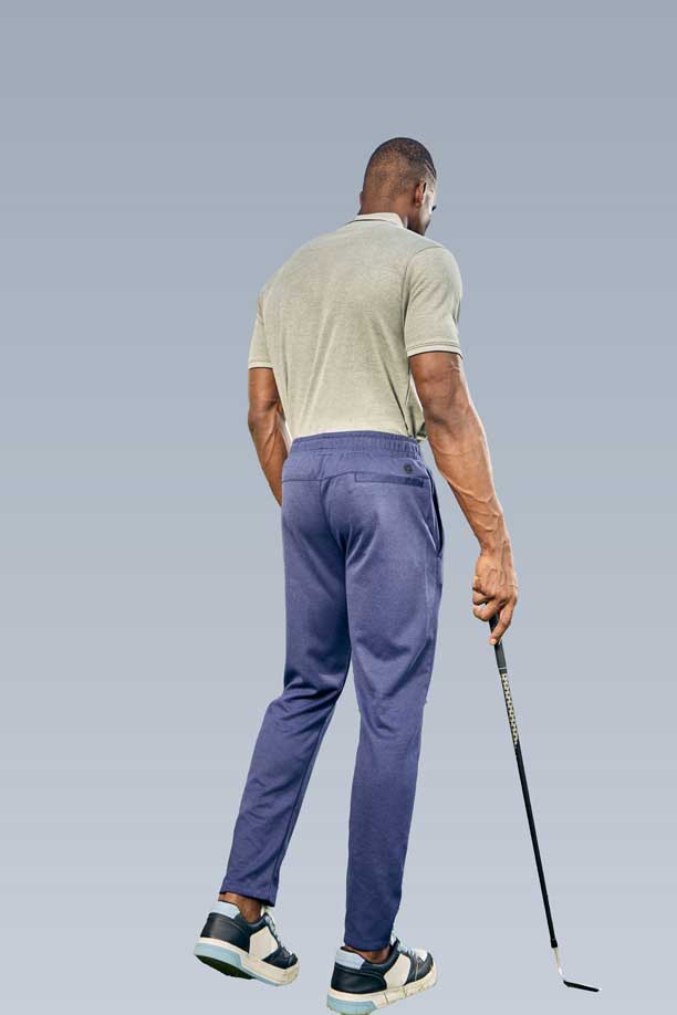 ALL TIME COTTON TRACK - DENIM BLUE - Image 4