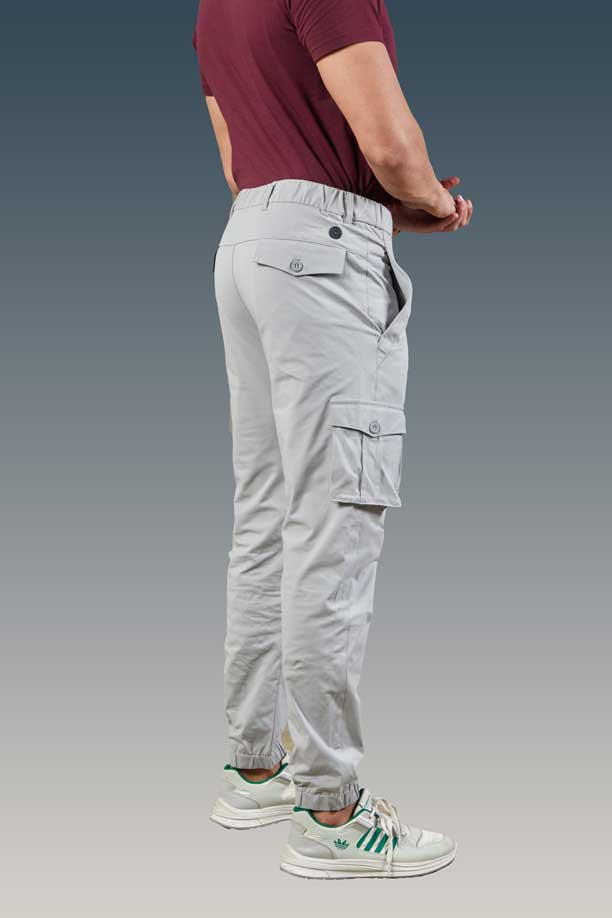 CARGO PANT - LIGHT GREY - Image 3