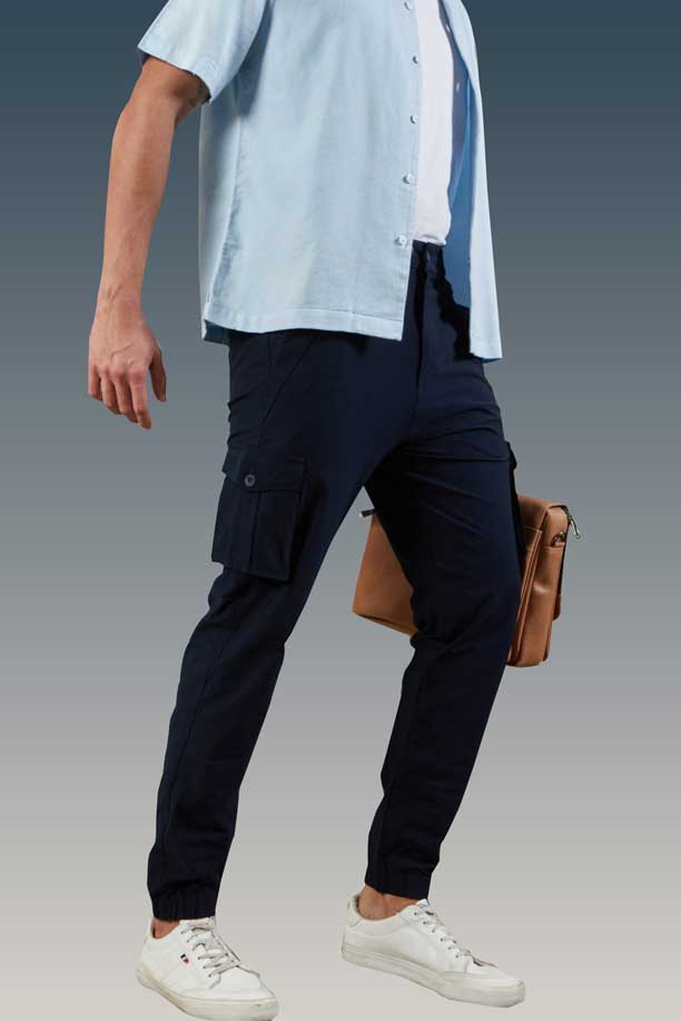 CARGO PANT - NAVY BLUE - Image 4