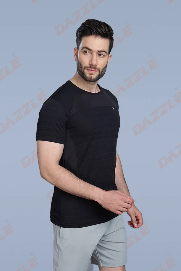 CRAZY FANCY ROUND NECK T-SHIRT - BLACK - Image 2