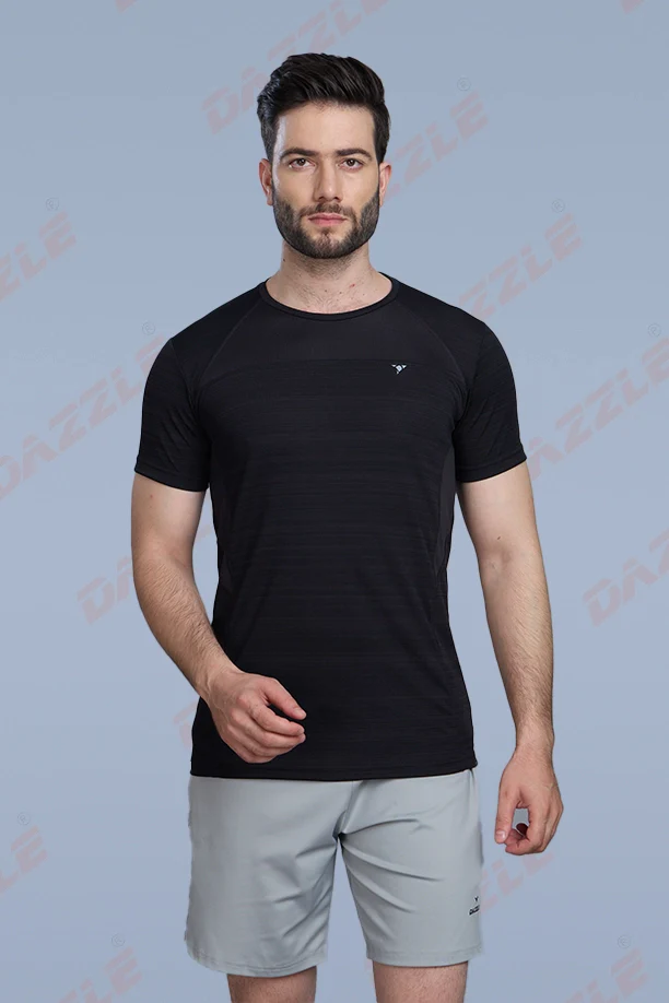 CRAZY FANCY ROUND NECK T-SHIRT - BLACK - Image 4