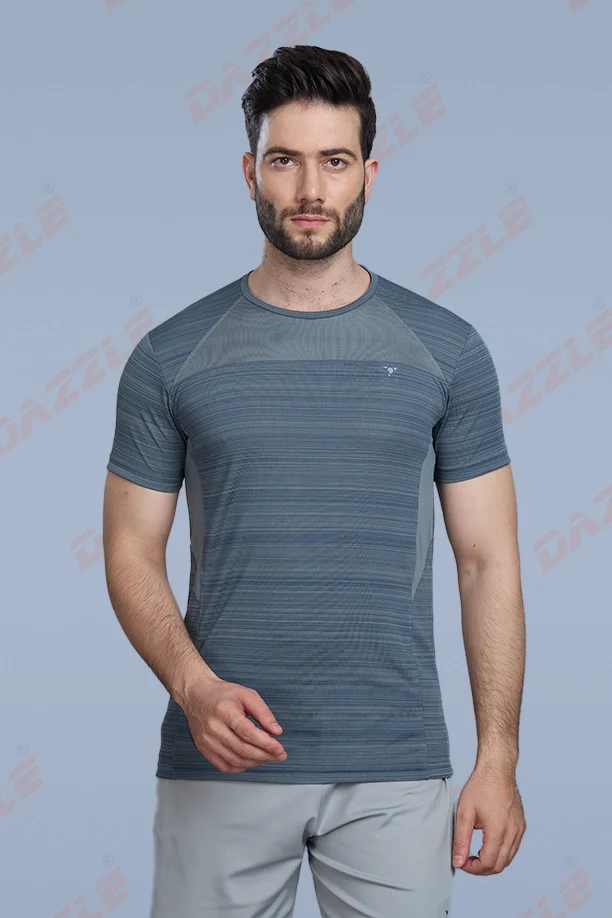CRAZY FANCY ROUND NECK T-SHIRT -  DARK GREY - Image 3