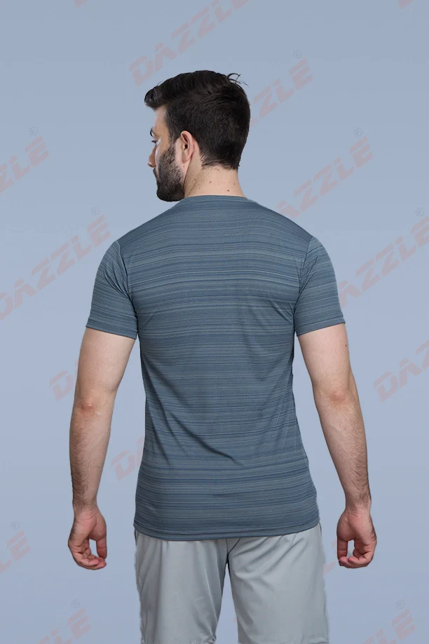 CRAZY FANCY ROUND NECK T-SHIRT -  DARK GREY - Image 6