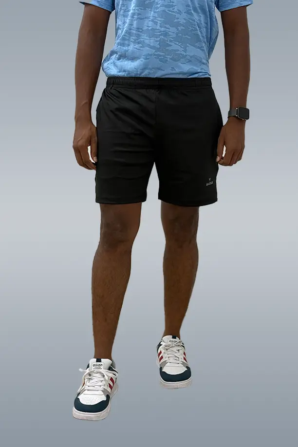 CRAZY LYCRA SHORT - BLACK - Image 4