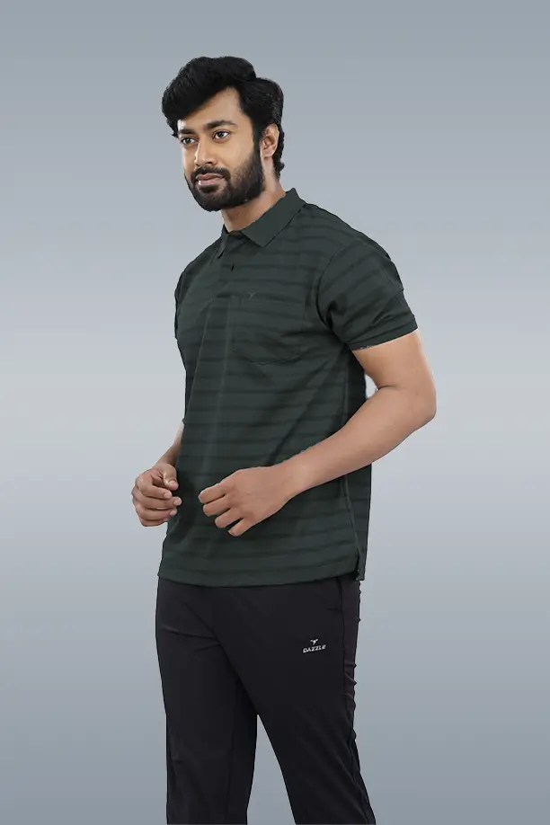 CRAZY MATTY COMFORT FIT T SHIRT - DARK GREY - Image 2