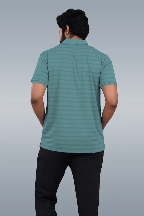 CRAZY MATTY COMFORT FIT T SHIRT - LIGHT TEAL - Image 4