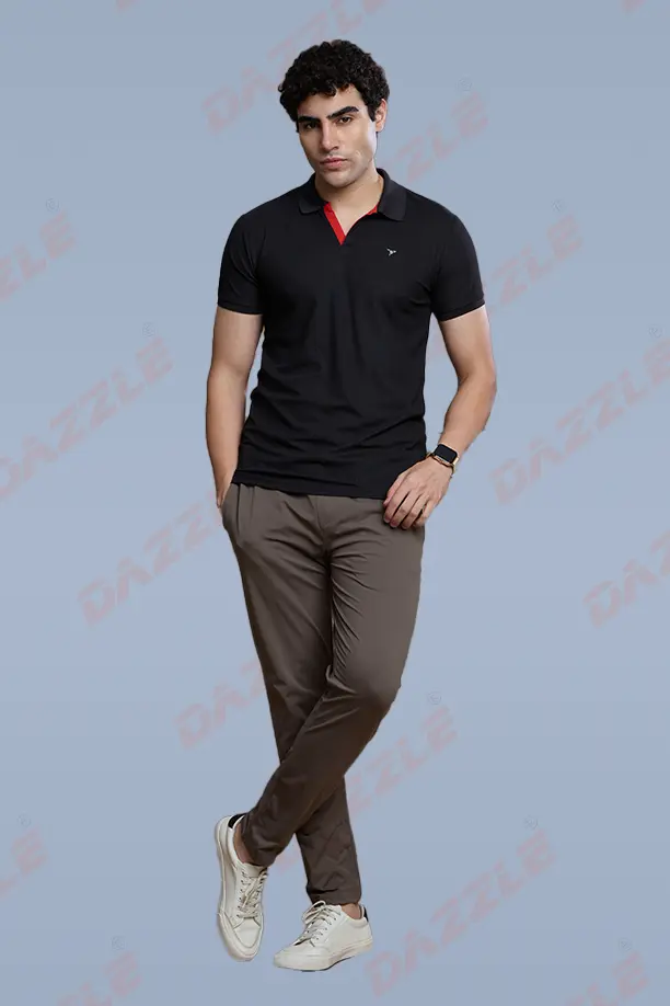 CRAZY MATTY SLIM FIT T-SHIRT - BLACK - Image 3