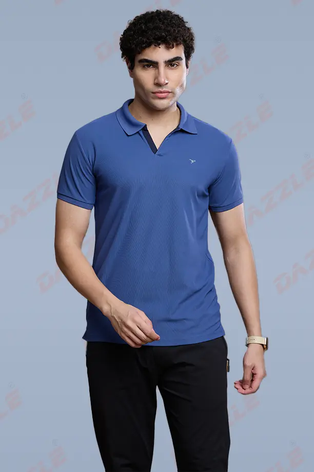 CRAZY MATTY SLIM FIT T-SHIRT - BLUE GREY