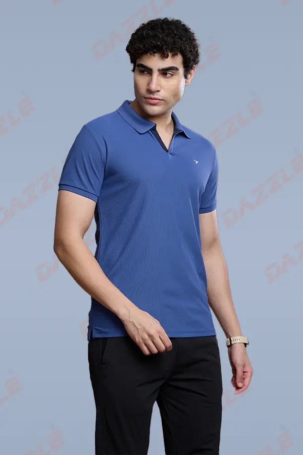 CRAZY MATTY SLIM FIT T-SHIRT - BLUE GREY - Image 2