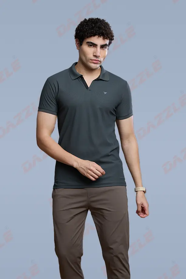 CRAZY MATTY SLIM FIT T-SHIRT - DARK GREY