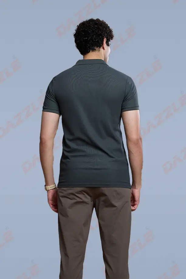 CRAZY MATTY SLIM FIT T-SHIRT - DARK GREY - Image 4