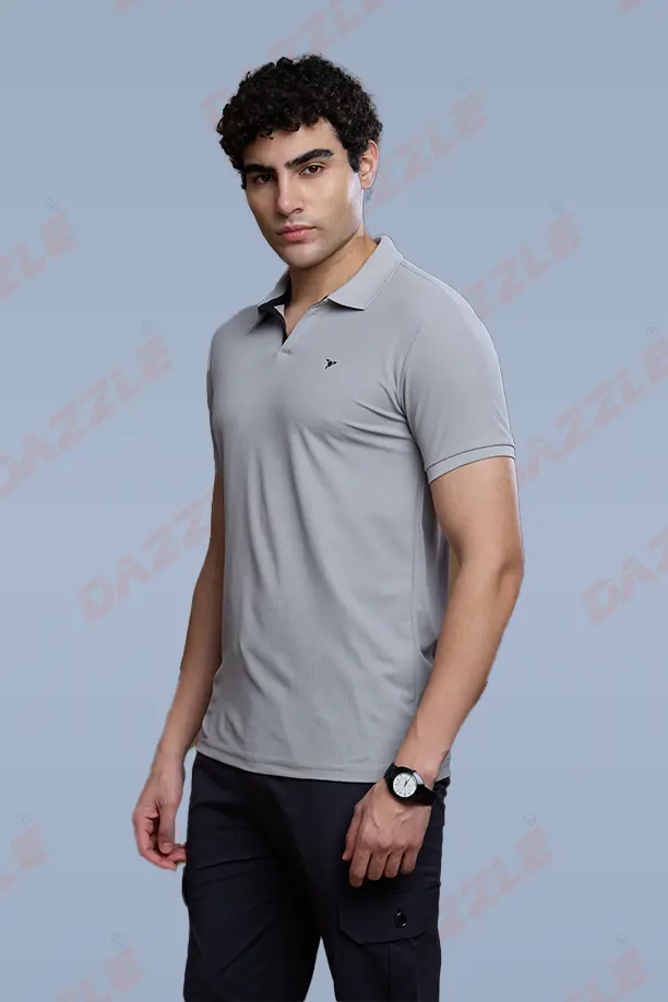 CRAZY MATTY SLIM FIT T-SHIRT - LIGHT GREY - Image 2