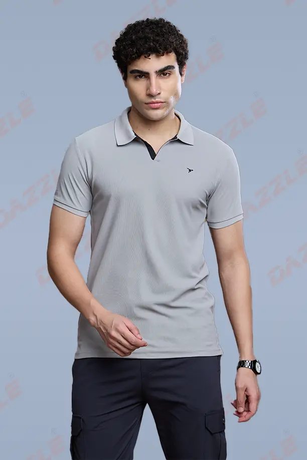 CRAZY MATTY SLIM FIT T-SHIRT - LIGHT GREY - Image 3