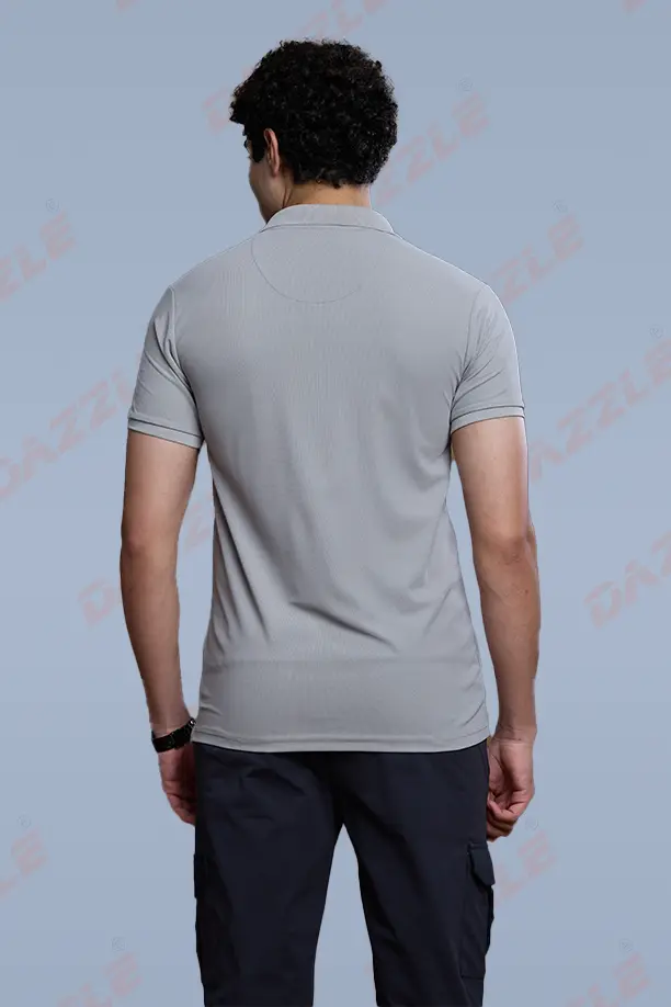 CRAZY MATTY SLIM FIT T-SHIRT - LIGHT GREY - Image 4