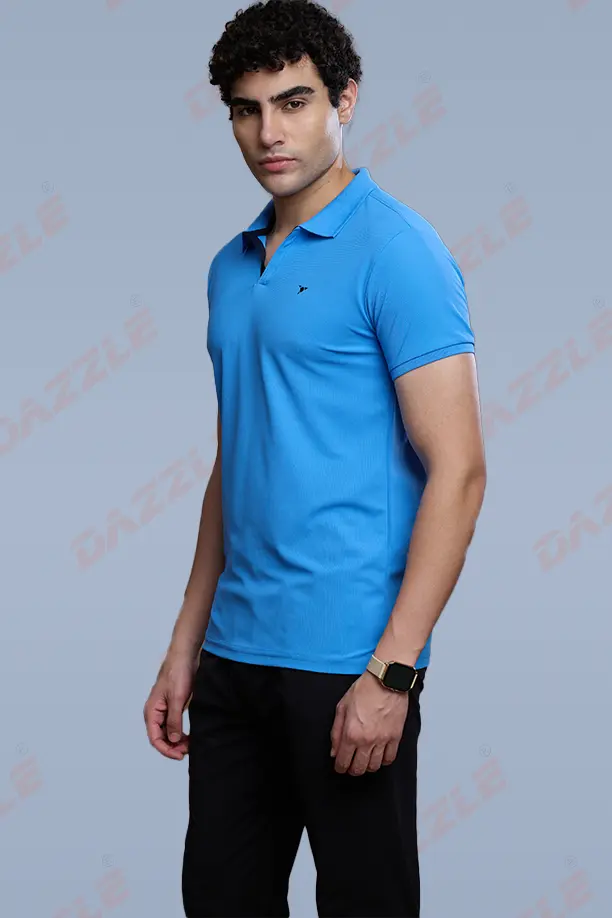CRAZY MATTY SLIM FIT T-SHIRT - SKY BLUE - Image 3