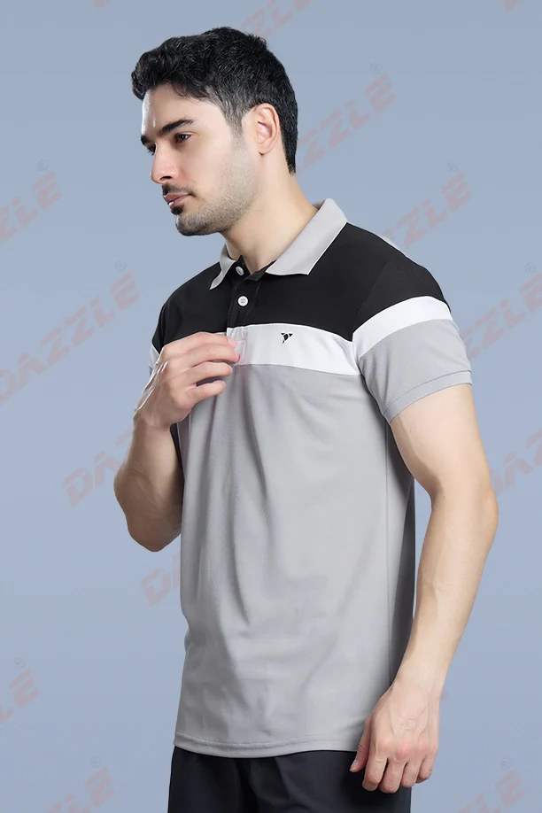 CRAZY MATTY TRENDY T-SHIRT - GREY - Image 4