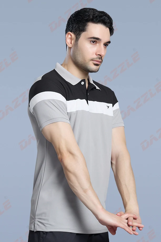 CRAZY MATTY TRENDY T-SHIRT - GREY - Image 5
