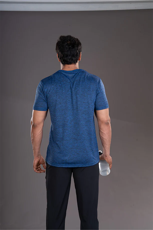 DRYFIT ROUND NECK T- SHIRT - ROYAL BLUE - Image 2
