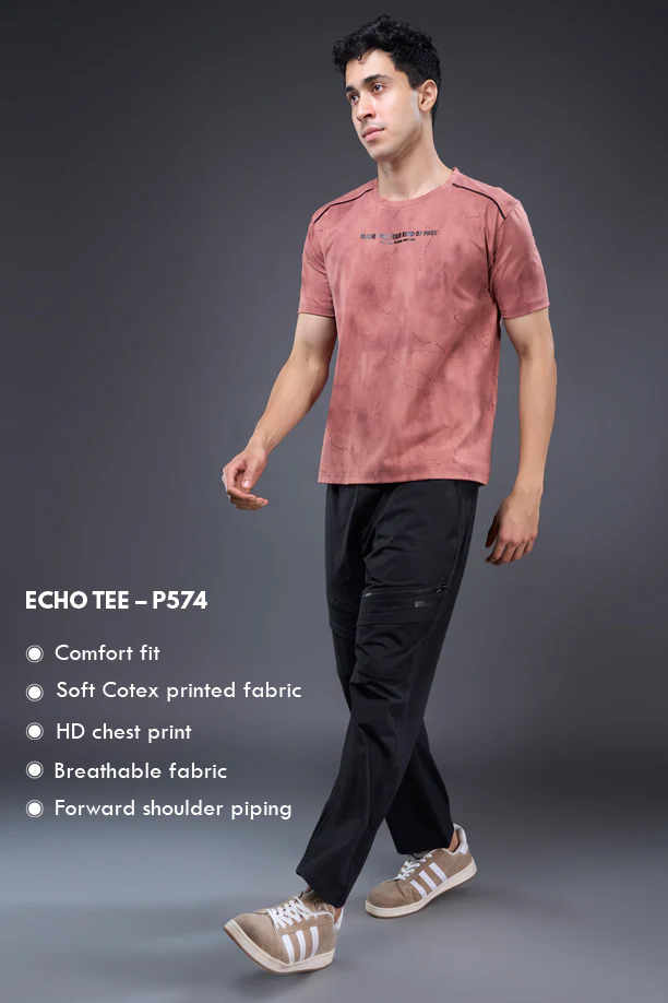 ECHO TEE | DESSERT ROSE - Image 4