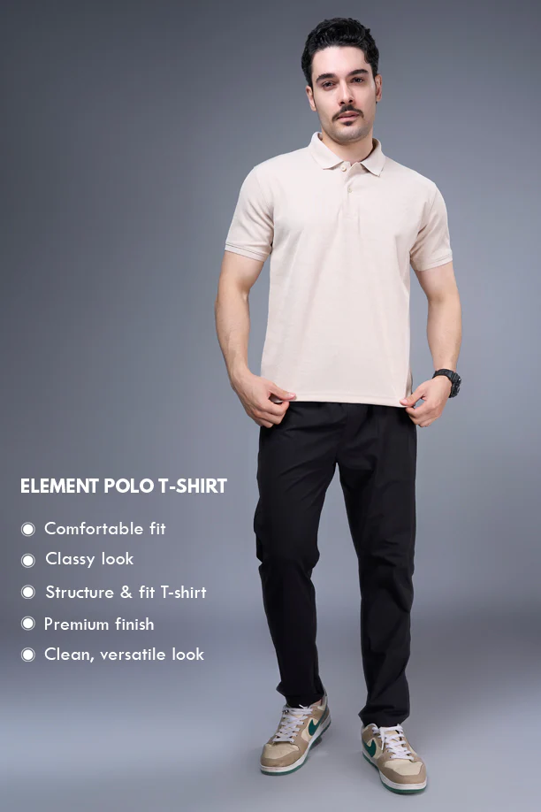 ELEMENT POLO TSHIRT | BEIGE - Image 4