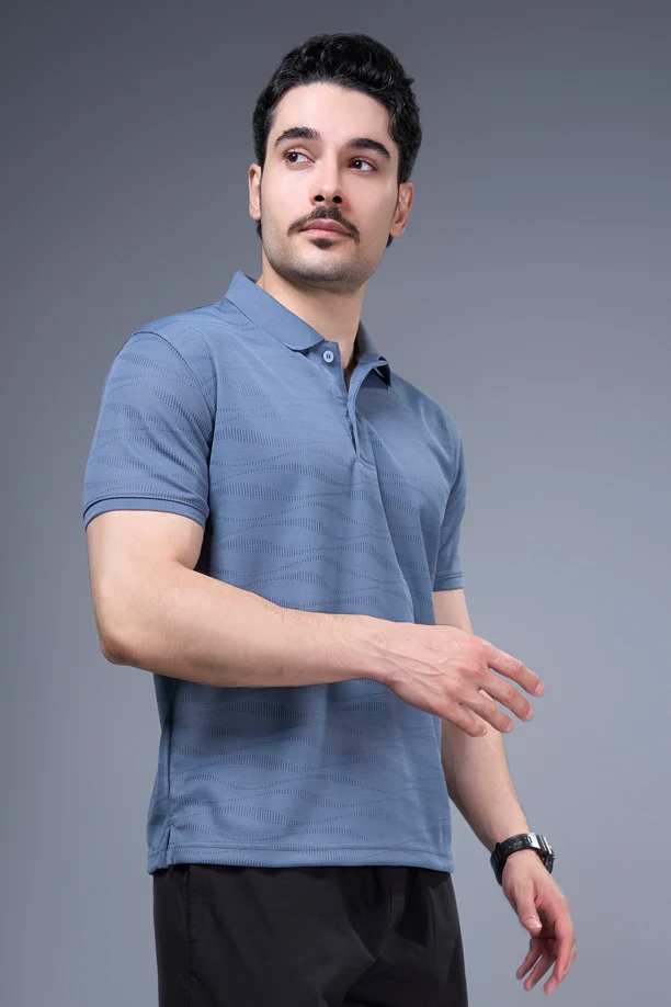 ELEMENT POLO TSHIRT | BLUE FIN - Image 5