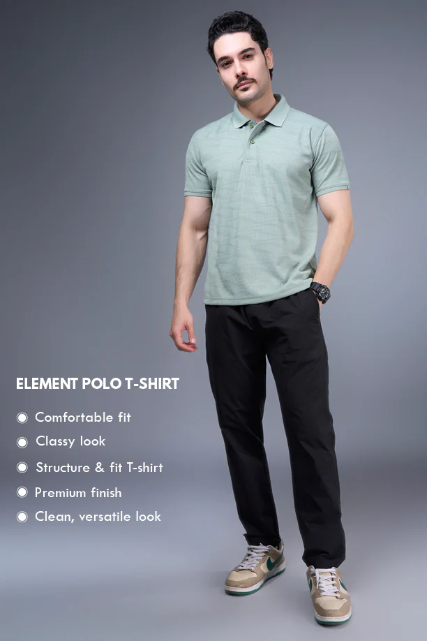 ELEMENT POLO TSHIRT | FROSTY GREEN - Image 3