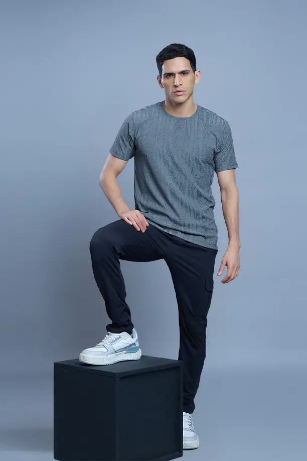 GRACE T SHIRT- BLUE GREY - Image 4