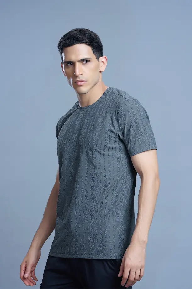 GRACE T SHIRT- BLUE GREY - Image 5