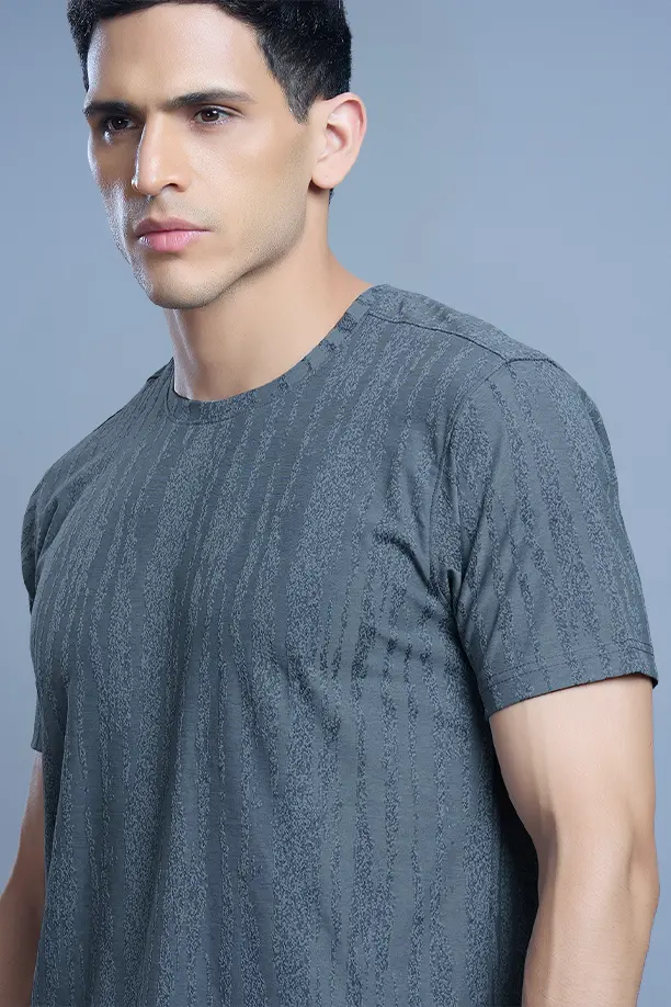 GRACE T SHIRT- BLUE GREY - Image 6