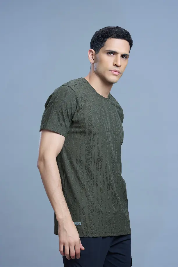 GRACE T SHIRT- OLIVE GREEN - Image 5