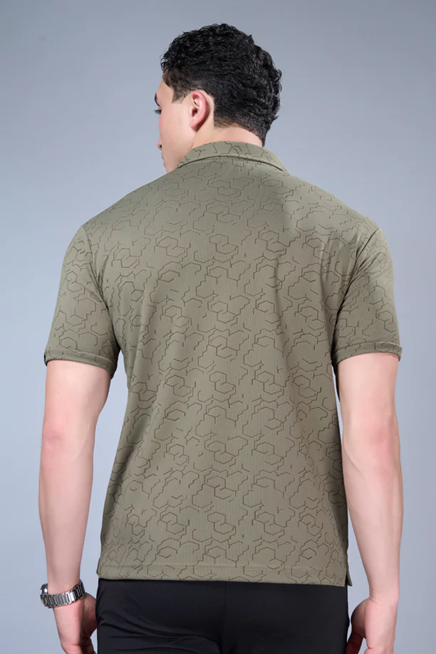 HEX TSHIRT | OLIVE - Image 4