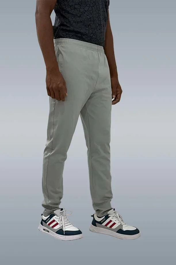 LYCRA TRACK PANT - LIGHT GREY - Image 4