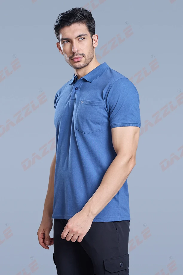 MATTY COMFORT T-SHIRT- BLUE GREY - Image 2