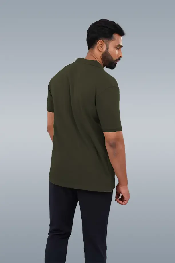 MATTY COMFORT T-SHIRT- GRAPE LEAF - Image 3