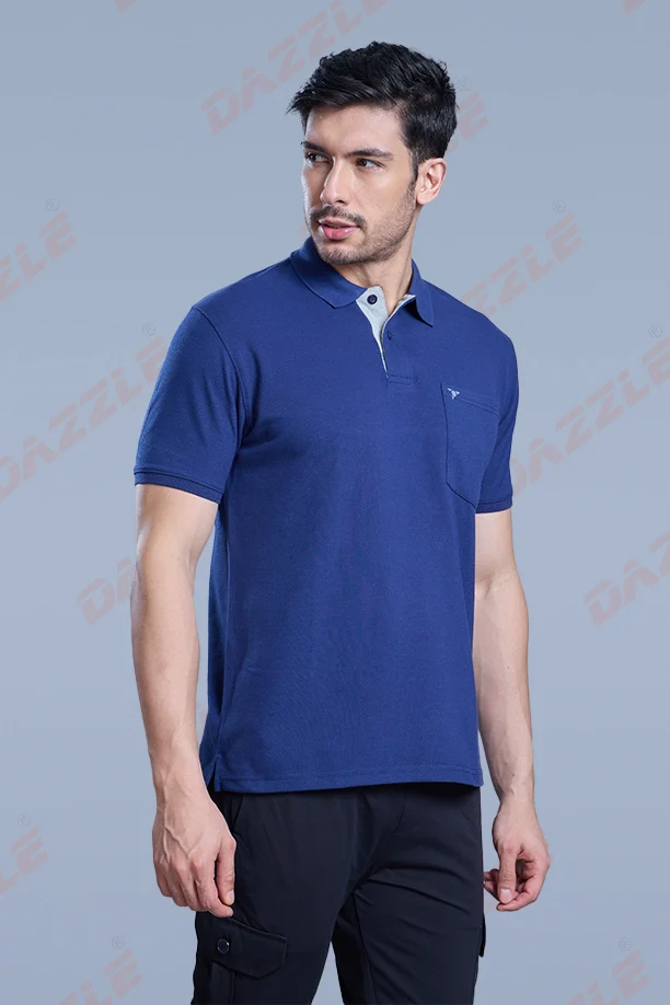 MATTY COMFORT T-SHIRT- INDIGO BLUE - Image 4