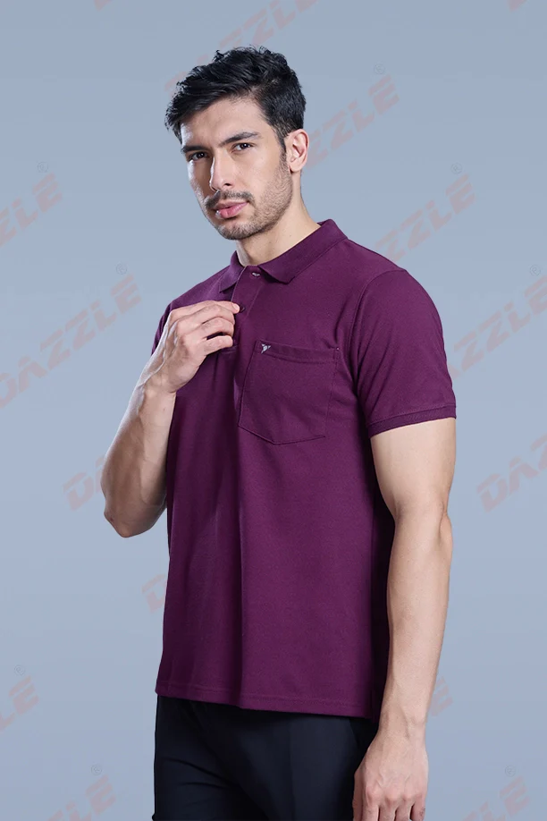 MATTY COMFORT T-SHIRT- ITALIAN PLUM - Image 2