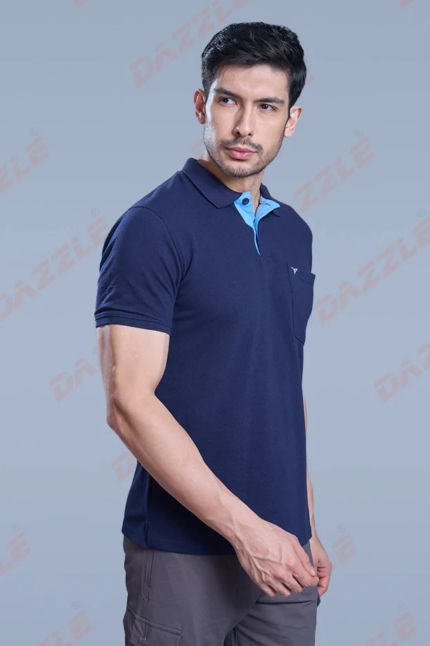 MATTY COMFORT T-SHIRT - NAVY BLUE - Image 6