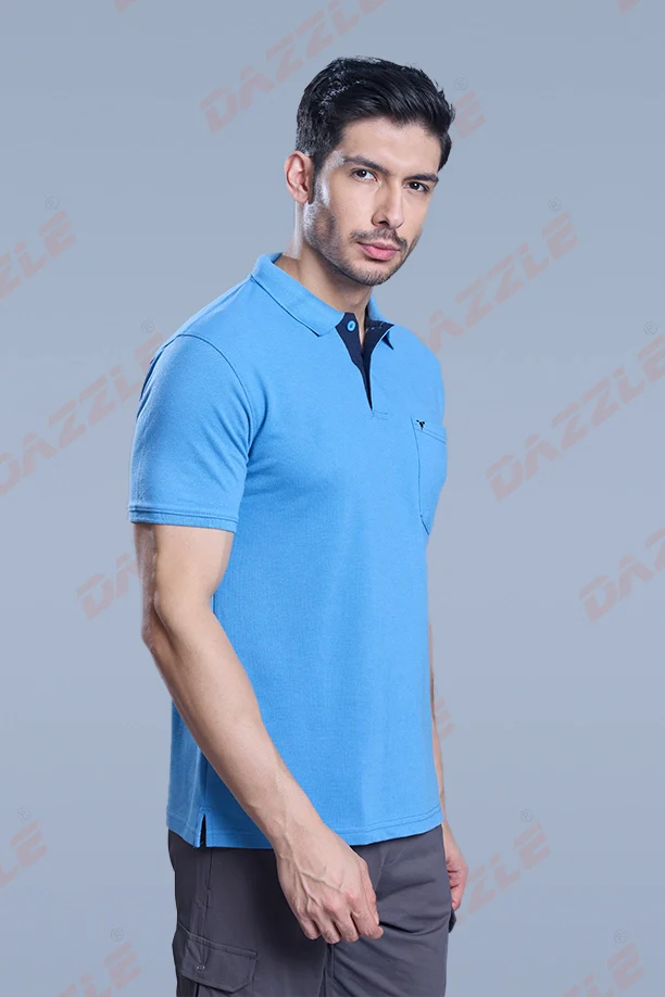 MATTY COMFORT T-SHIRT - SKY BLUE - Image 5