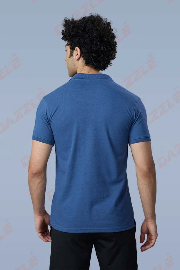 MATTY SLIM FIT T- SHIRT - BULE GREY - Image 6