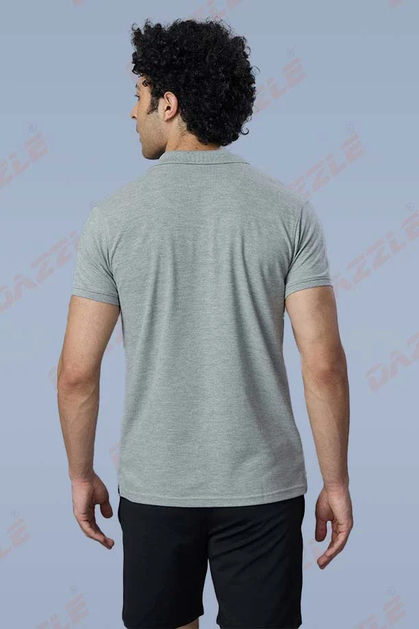 MATTY SLIM FIT T- SHIRT - GREY - Image 6