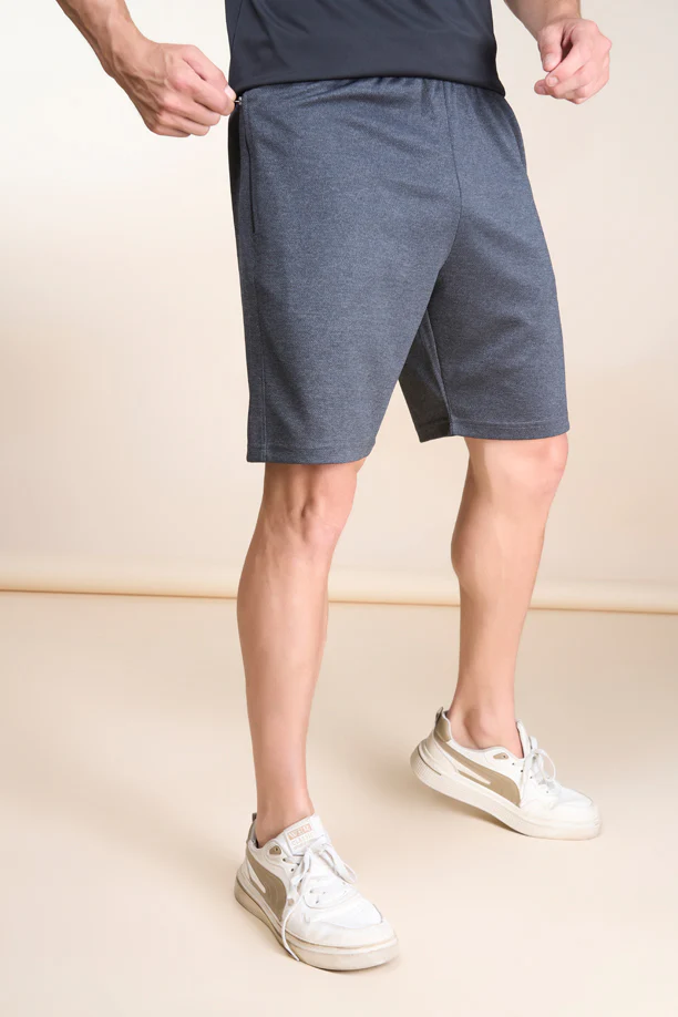 MELANGE SHORT | BLACK - Image 2