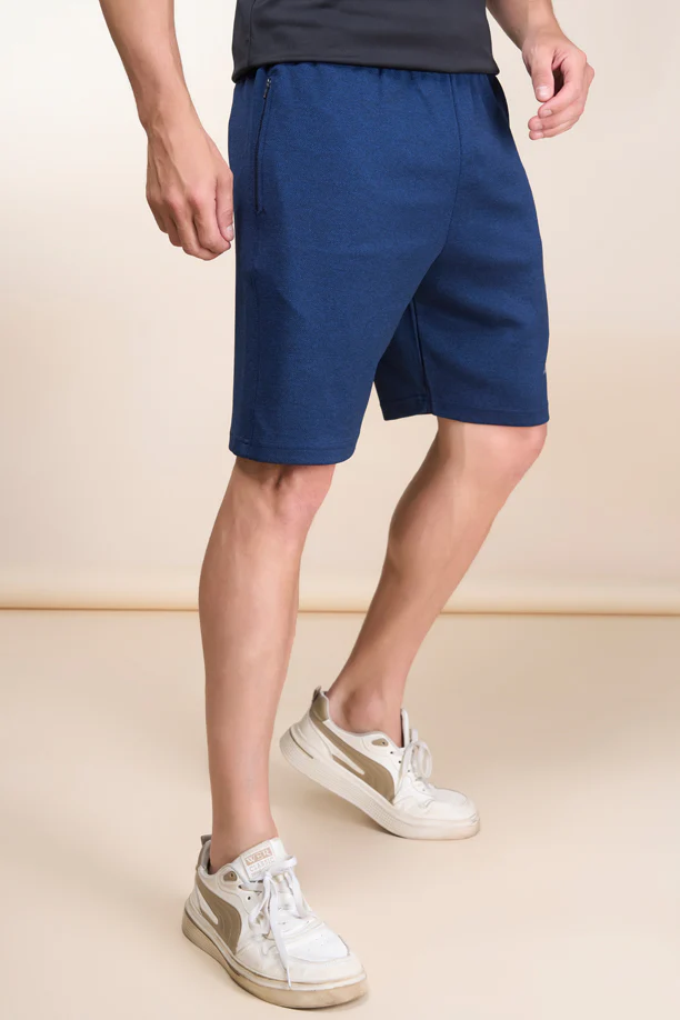 MELANGE SHORT | ROYAL BLUE - Image 3