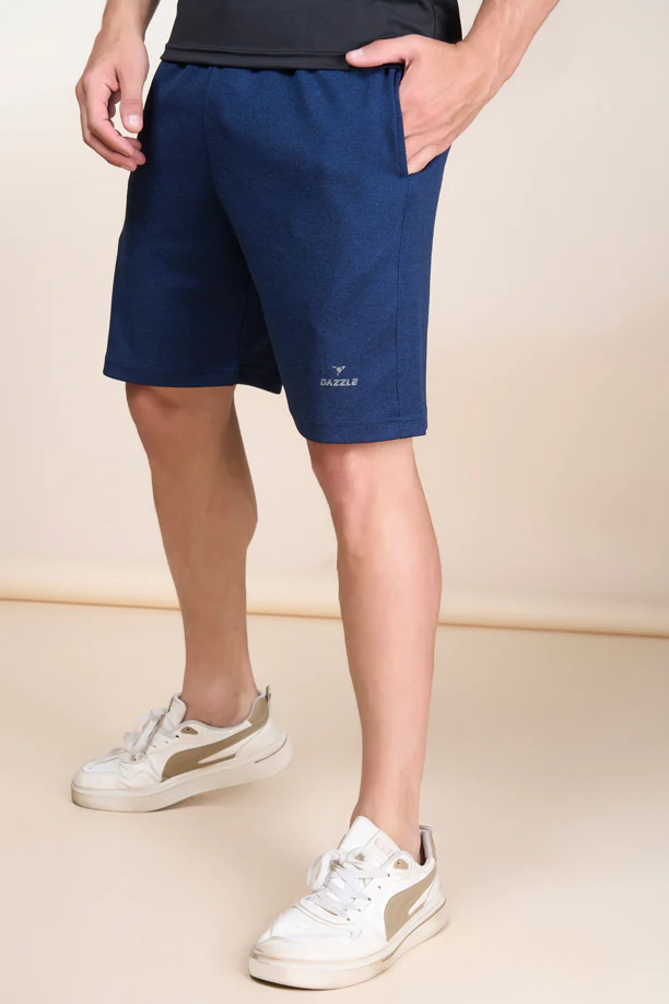 MELANGE SHORT | ROYAL BLUE - Image 4