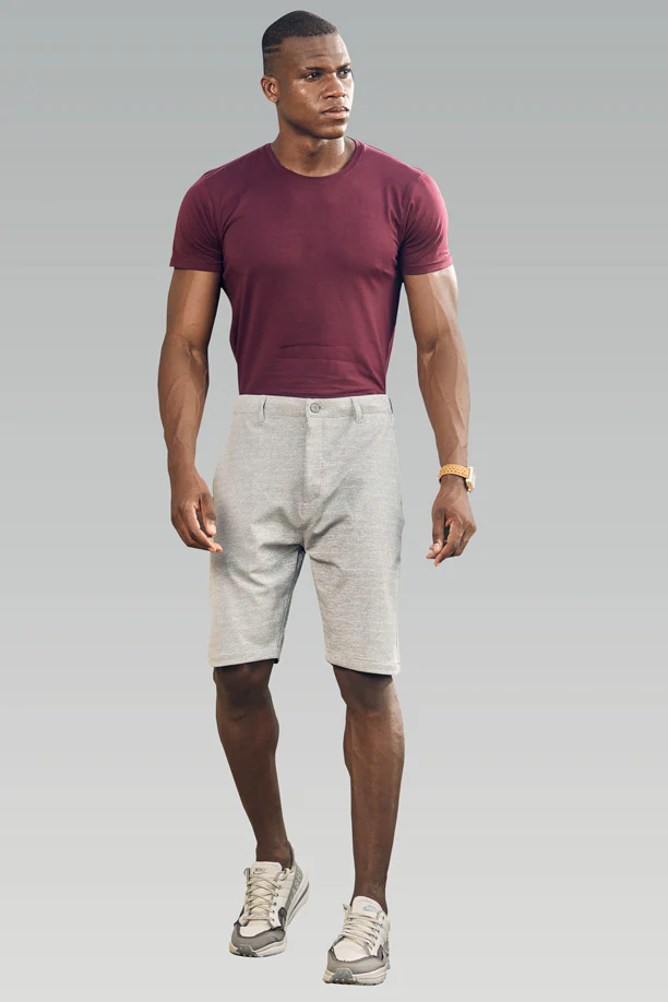 MULTI DRI FIT LONG SHORT - LIGHT GREY - Image 3