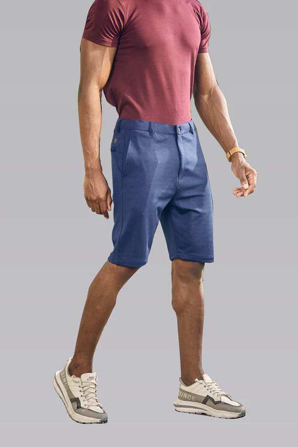 MULTI DRI FIT LONG SHORT - NAVY BLUE - Image 3