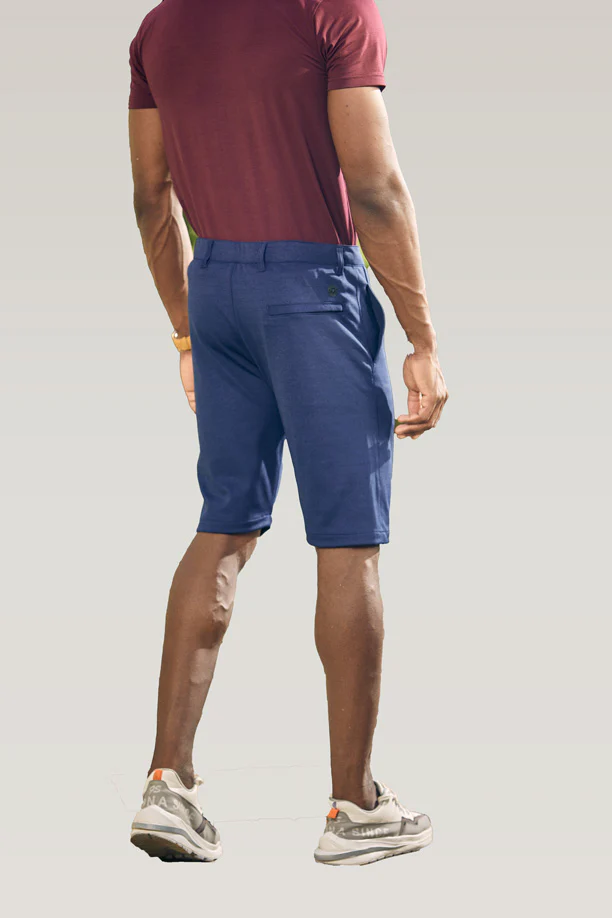 MULTI DRI FIT LONG SHORT - NAVY BLUE - Image 4